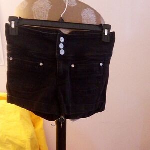 Black Women's Denim Shorts